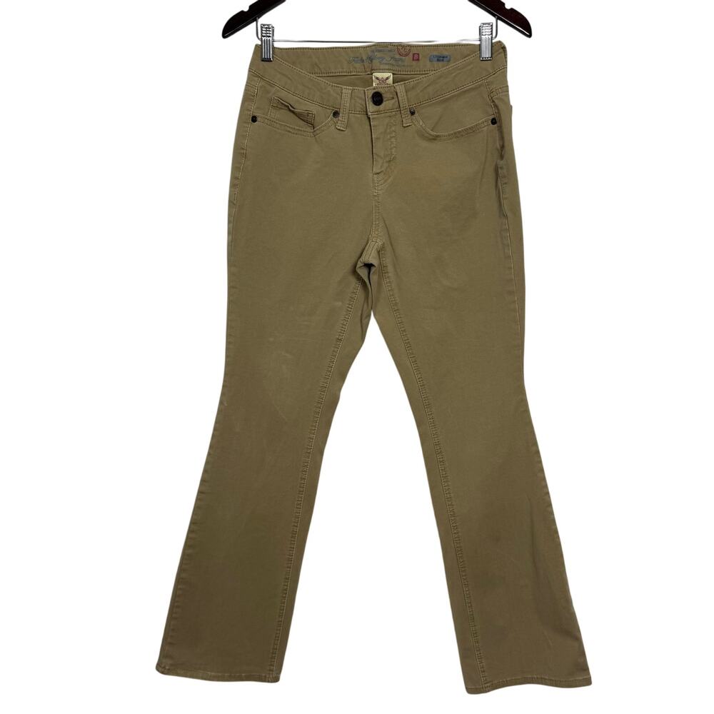 Faded Glory Women's Size 8 Ultimate Boot Stretchy Khaki Pants